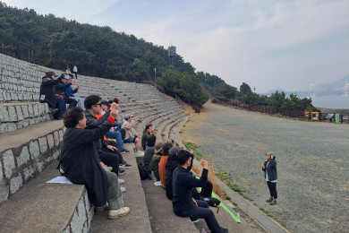 퐁피두 분관 유치 반대 행사(시민단체와 연대)